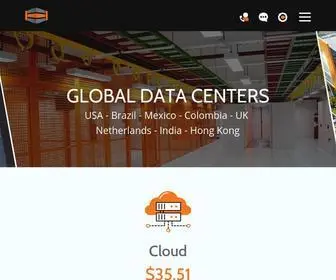 Hostdime.com(Premier Global Data Centers) Screenshot
