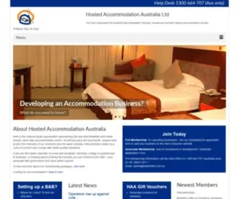 Hostedaccommodationaustralia.com.au(Hosted Accommodation Australia Ltd) Screenshot