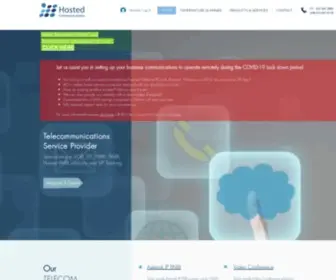 Hostedcomms.co.za(Telecommunications Service Provider) Screenshot