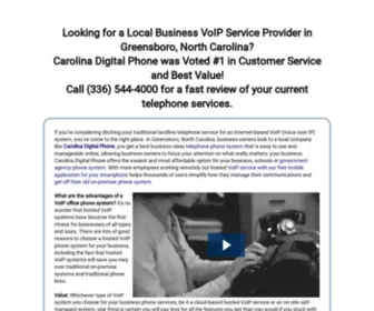 Hostedtelephone.net(Greensboro, NC) Screenshot