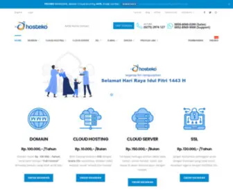 Hosteko.com(SSD Cloud Hosting Indonesia Murah) Screenshot
