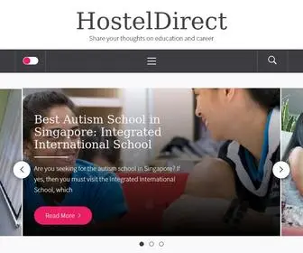 Hosteldirect.com(Share your thoughts on education and career) Screenshot