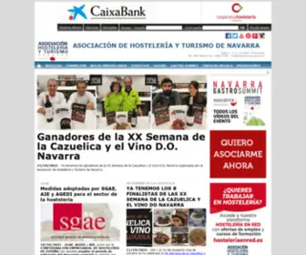 Hostelerianavarra.com(Asociación de Hostelería Navarra) Screenshot