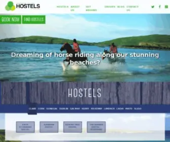 Hostels-Ireland.com(Book Independent Holiday Hostels Ireland) Screenshot