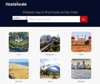Hostelwale.com(An extremely well) Screenshot