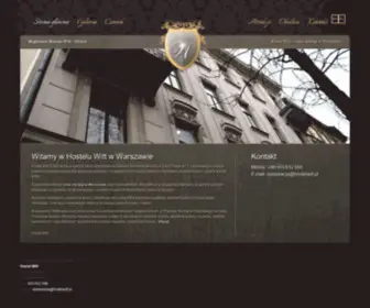 Hostelwitt.pl(Serdecznie zapraszamy do wizyty w hostelu położonym w centrum Warszawy) Screenshot