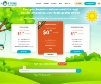 Hostens.com(Secure, cheap and reliable hosting provider) Screenshot
