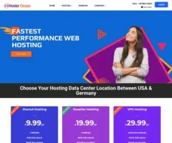 Hosterocean.com(SD Reseller Hosting) Screenshot