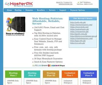 Hosterpk.com(Hoster PK) Screenshot