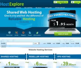 Hostexplore.com(Web Hosting) Screenshot