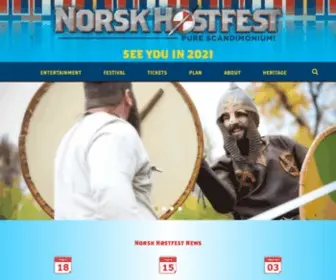 Hostfest.com(Norsk Høstfest) Screenshot