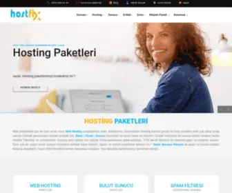 Hostfix.com.tr(Alan Adı Hosting VPS VDS Cloud ve Kiralık Sunucu Hizmetleri) Screenshot