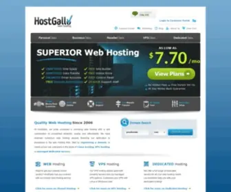 Hostgallo.net(Portal Home) Screenshot