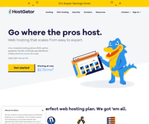 Hostgator.com(Web hosting) Screenshot