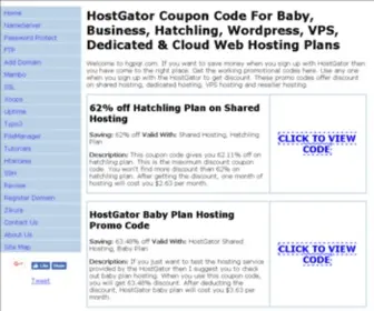 Hostgatorcouponandreview.com(HostGator Review & Tutorials) Screenshot