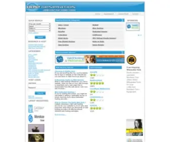 Hostgeneration.com(Hosting directory) Screenshot