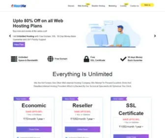 Hosthe.net(Unlimited Web Hosting) Screenshot