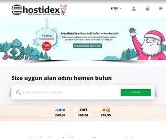 Hostidex.com.tr(Limitsiz Web Hosting) Screenshot