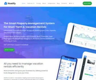 Hostify.com(Airbnb & Vacation Rental Software) Screenshot