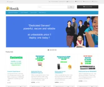 Hostik.com(Hostik) Screenshot