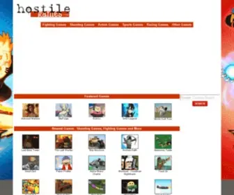 Hostilegames.com(Hostile Games) Screenshot