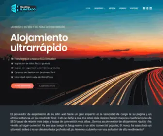 Hostilimitado.com(Servicios de Hosting y Dominios Ilimitados) Screenshot