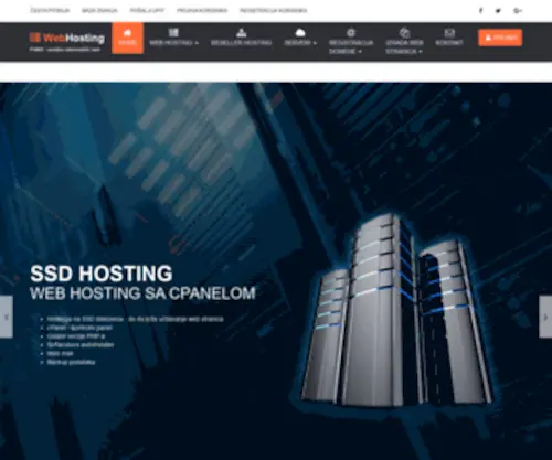Hosting-Domene.com(RESELLER WEB HOSTING) Screenshot