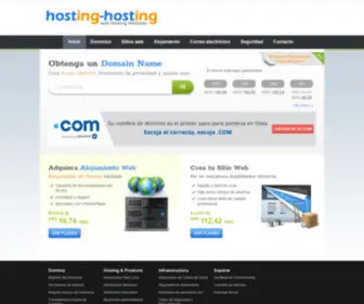 Hosting-Hosting.com.ar(Alojamiento Web Hosting cPanel en servidores Linux en USA) Screenshot