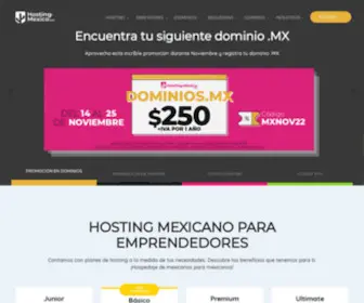 Hosting-Mexico.net(Hosting en Mexico Barato) Screenshot