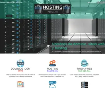 Hosting-Peruano.com(Hosting Perú) Screenshot