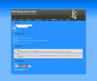 Hosting-Serv.com(Domain Default page) Screenshot