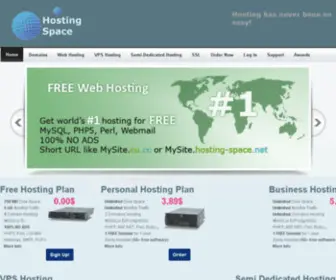 Hosting-Space.net(Unlimited hosting space) Screenshot