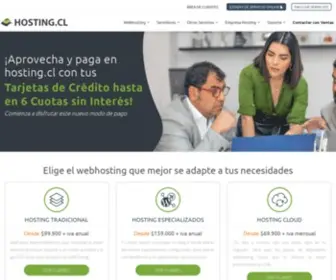 Hosting.cl(Web Hosting N°1 en Chile) Screenshot