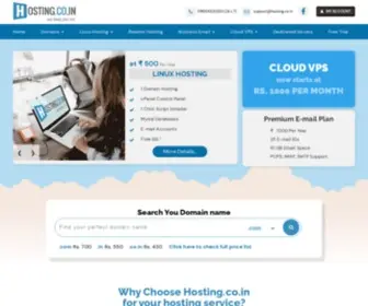Hosting.co.in(Web Hosting) Screenshot