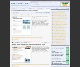 Hosting22.com(Developed to build general life across the globe) Screenshot