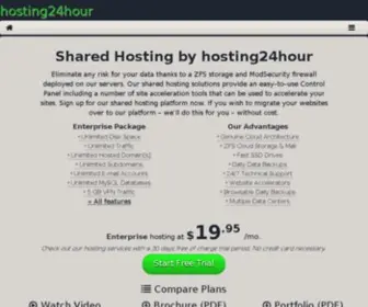 Hosting24Hour.com(Hosting 24 Hour) Screenshot