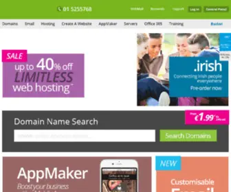 Hosting365.ie(Domain names Ireland) Screenshot