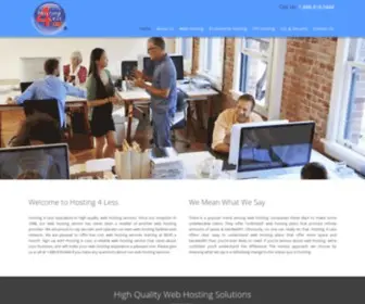 Hosting4Less.com(Hosting 4 Less) Screenshot