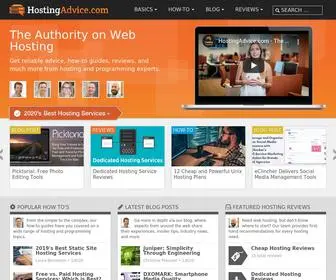 Hostingadvice.com(The Authority on Web Hosting) Screenshot