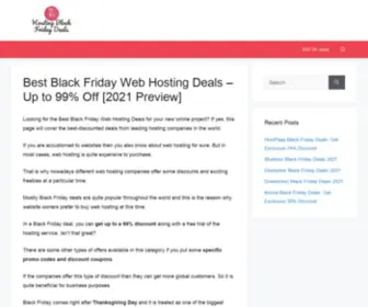 Hostingblackfridaydeals.com(Best Black Friday Web Hosting Deals) Screenshot