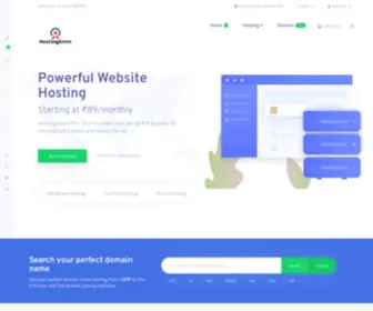 Hostingdady.com(Hostingdady-India's No.1 Cheapest Web Hosting Company) Screenshot