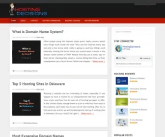Hostingdecisions.com(Best Web Hosting) Screenshot