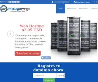 Hostingdepago.com(Servicios de Hosting) Screenshot