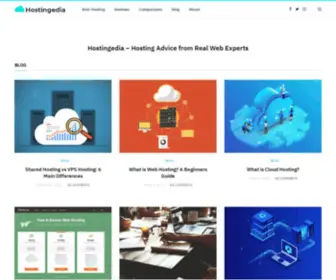 Hostingedia.com(Hosting Advice From Real Web Experts) Screenshot
