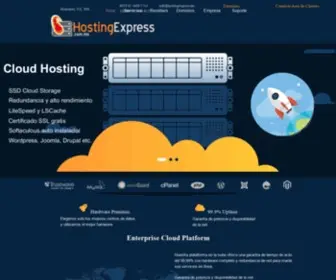 Hostingexpress.com.mx(Página de inicio) Screenshot