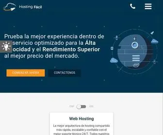 Hostingfacil.co(Hosting Fácil) Screenshot