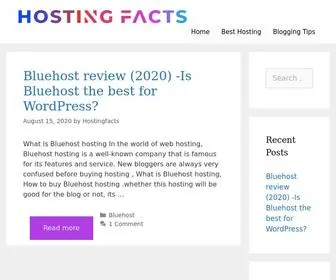 Hostingfacts.in(Hosting Facts) Screenshot