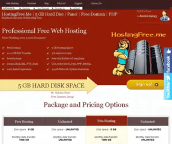 Hostingfree.me(Hostingfree) Screenshot