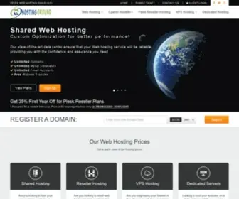 Hostingground.com(Nepal's Best Web Hosting Company) Screenshot