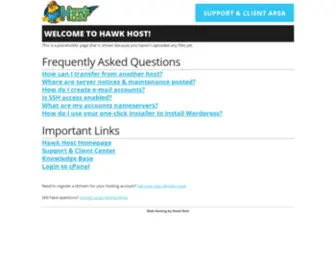 Hostinginfocus.com(Hosting With Hawk Host) Screenshot